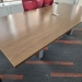 107x48 Oak Rectangle Boardroom Conference Table w/ Power Grommet